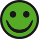 Grøn smiley